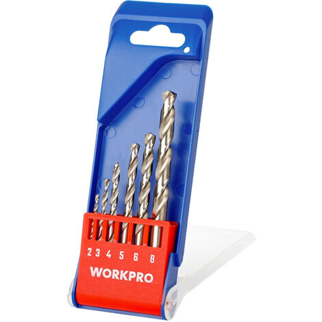 Set mit 6 WORKPRO® Metallbohrern