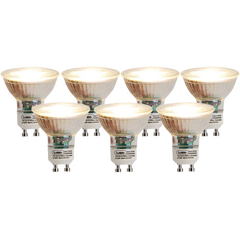 Set mit 5 GX53 3-stufig dimmbaren Kelvin-LED-Lampen 3W 350 lm 3000-6500K
