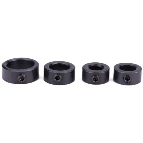 Set mit 8 Bohrtiefenanschlägen (3 bis 16 mm) mit Innensechskantschlüssel für die Holzbearbeitung