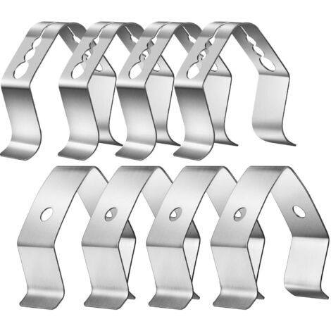 Set mit 8 Halterungen für Grillthermometer-Sonden, universelles Design, mit ein- oder dreilochiger Befestigung