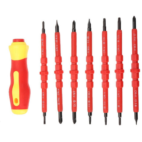 Set mit 8 Magnetköpfen für isolierte elektrische Arbeiten