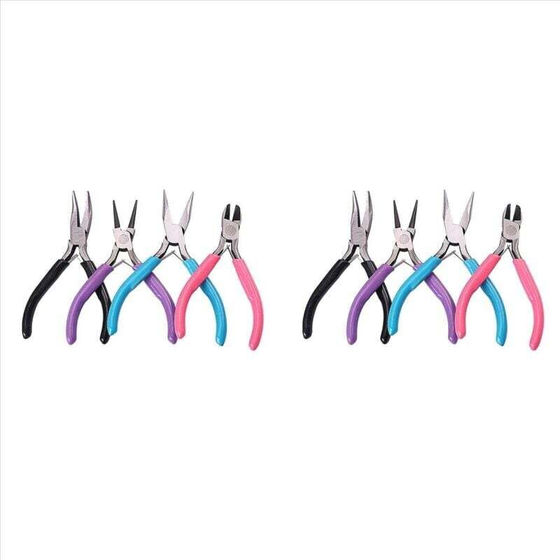 Image of Set mit 8 Schmuckzangen zur Ohrringherstellung und zum Drahtwickeln