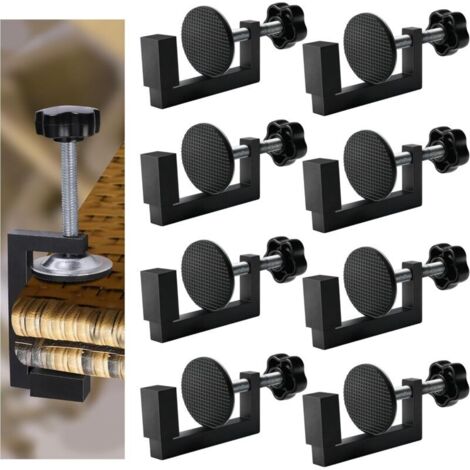 Set mit 8 verstellbaren Gartenmöbelclips – Clips für Rattan-Gartenmöbel – Clips für Ecksofas zum Zusammenhalten der Möbelstücke