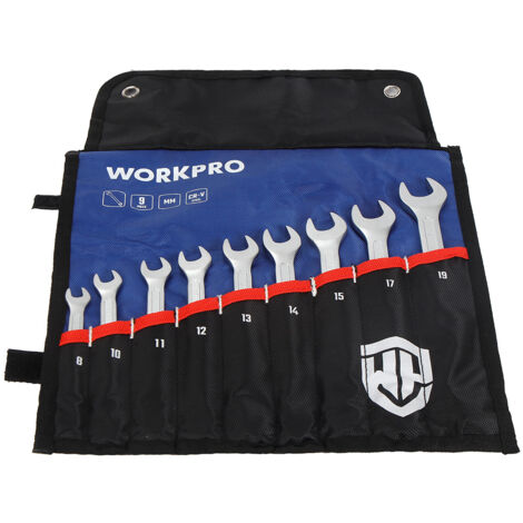 Set mit 9 WORKPRO® Ratschen-Kombi-Schraubenschlüsseln