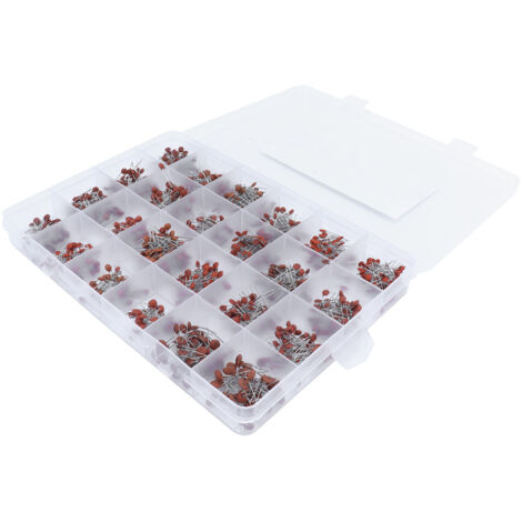 Set mit 960 Keramikkondensatoren (2 pF–0,1 µF), 24 Werte, für Elektronik-Bastelprojekte