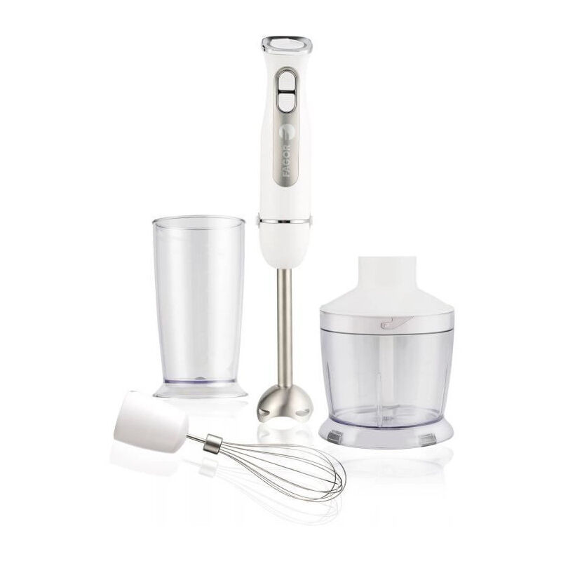 Fagor - Set mixeur plongeant FG349 – 1000 w – 12 vitesses + pulse - Blanc