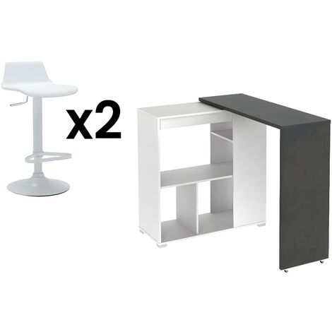 TAVOLO DA BAR con 2 Sgabelli Alti Set Mobili da Bar Rettangolare Bancone  Legno EUR 183,65 - PicClick IT