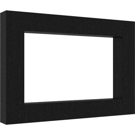 Set mobile TV 8 pcs Rovere Nero 100 x 30 x 30 cm vidaXL