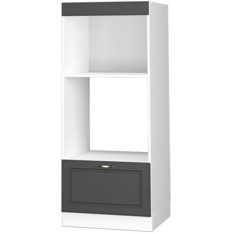 Set mobili bagno Fame-Line, Antracite-oro rustico, 60 cm aperto, Vicco
