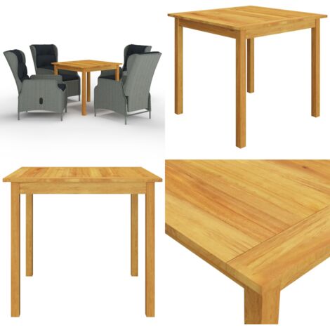 Set Mobili da Pranzo per Giardino 5 pz Grigio Chiaro - Tavolo da pranzo da esterno - Sedie da giardino