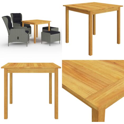 Set Mobili da Pranzo per Giardino 5 pz Grigio Chiaro - Tavolo da pranzo da esterno - Sedie da giardino