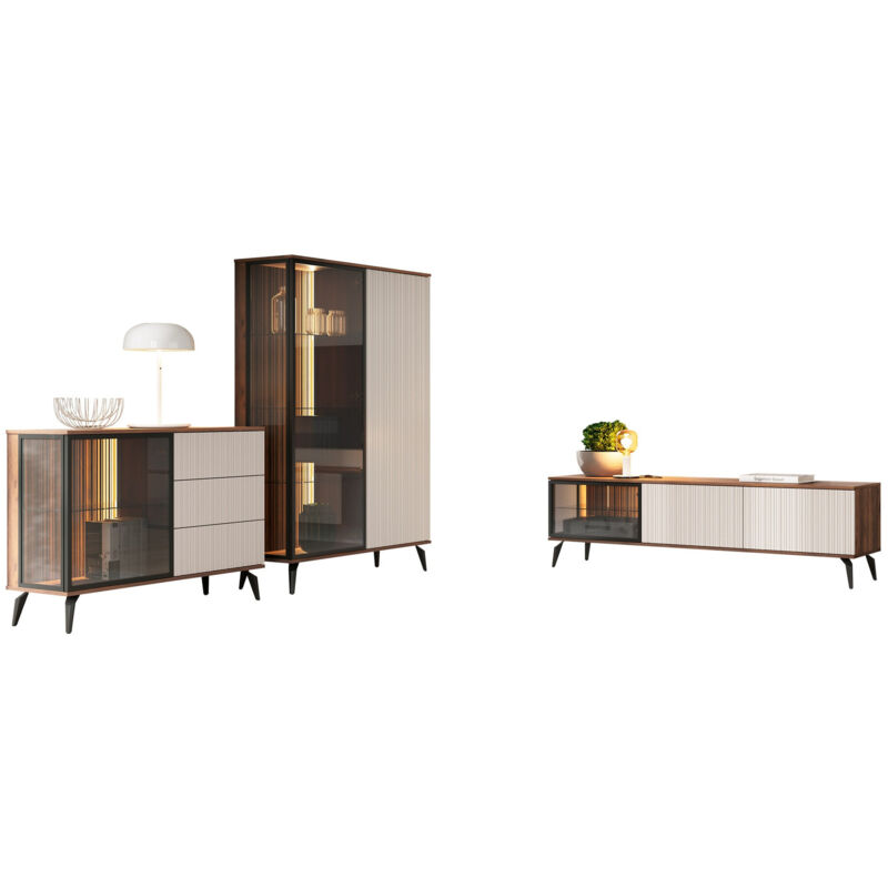 Mobilier1 - Set mobili soggiorno Salcira 104