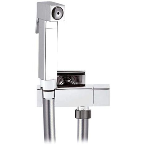 SET MODELLO SQ IN OTTONE IDROSCOPINO + FLESSIBILE + SUPPORTO LUX Cromato