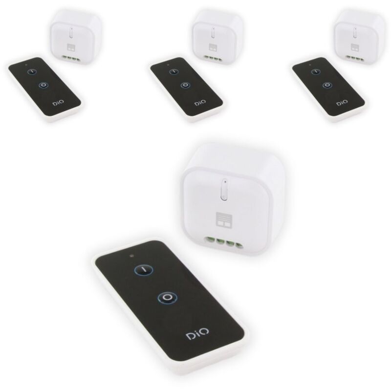 Dio Connected Home - Set module volets + télécommande - 500W - lot de 4 - Chacon