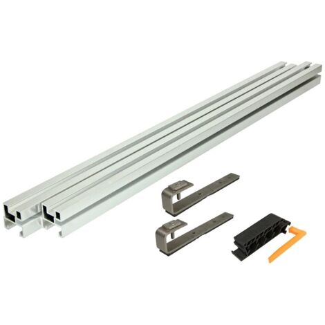 Set montage sur toit 4flex 10 tubes ardoise & toiture goudronnée