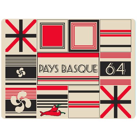 Set Mosaïque Basque 40x30cm Kit Complet Pour Mosaïque Créative - Générique