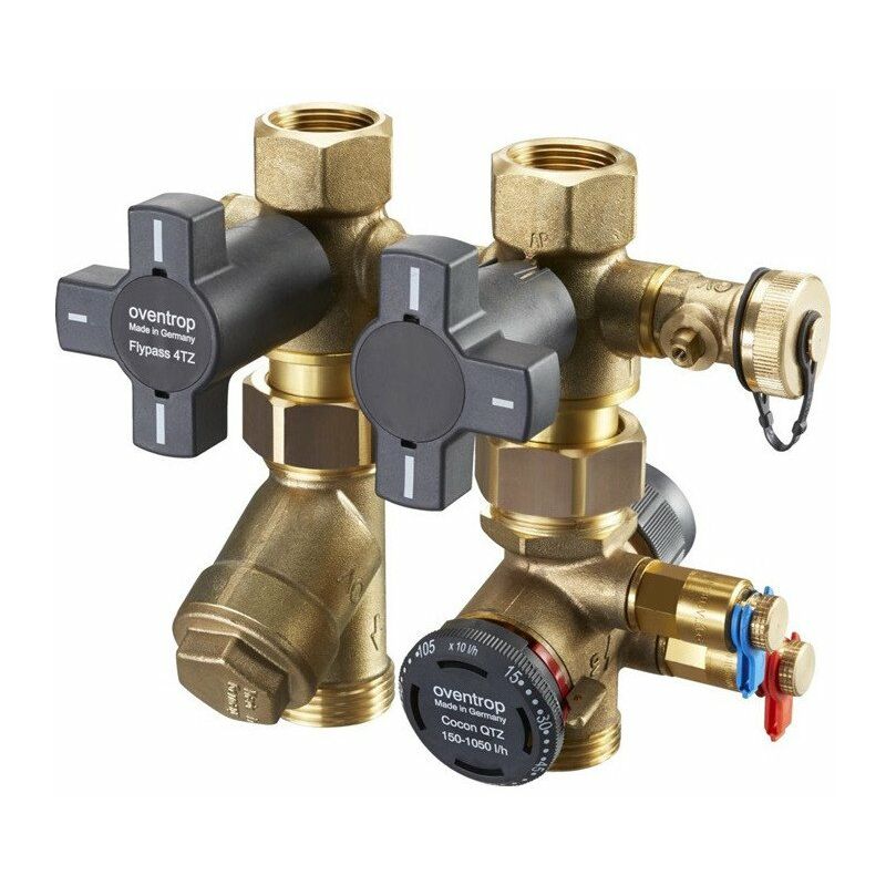 

Oventrop - SET N ° 1 FLYPASS DN 15, con COCON QTZ A ODM (30-210 l / h)