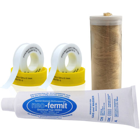 Set Neo-Fermit 40g Spender Flachs 2x PTFE Band