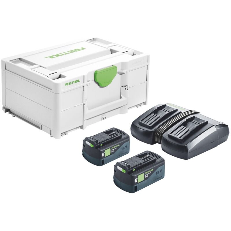 Festool - 577075 Set Énergie sys 18V 2x5,2/TCL 6 duo