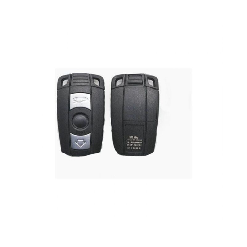 Set of 1, car accessories, bmw smart key holder for 5, 6 series 3-button keyless entry, remote control, remote key case