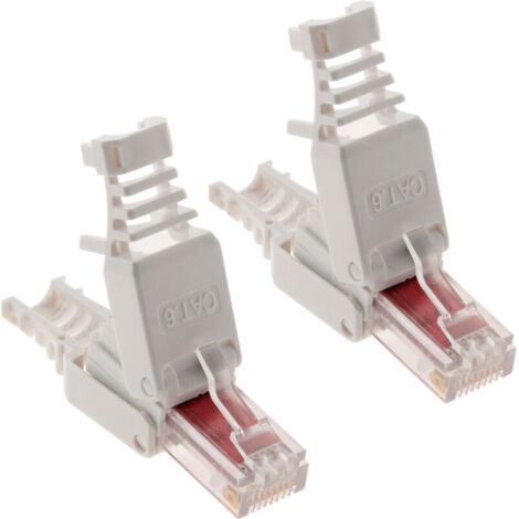 Set of 10 RJ45 CAT 6 connectors without tools - Zenitech