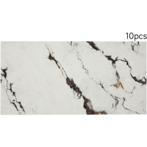 Set of 10 Self-Adhesive Marble PVC Wall Stickers