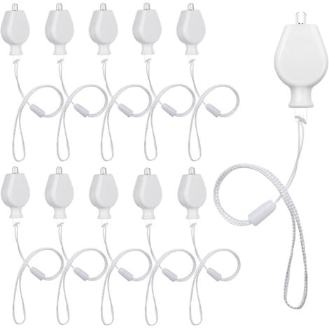 Set of 10 warm white LED lanterns, battery-operated paper string lights, for party decorations, Christmas decorations, weddings, Halloween