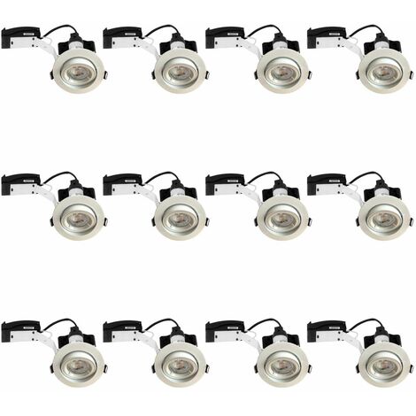 Tilt, Fire Rated LED Downlight, GU10 - White, Brushed Chrome Or Chrome - View #3