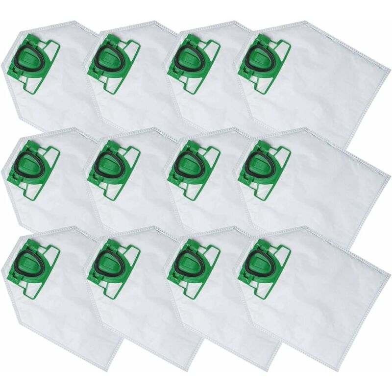 Set of 12 vacuum cleaner bags Vorwerk Folletto VK 200 - 2 boxes of 6 vacuum cleaner bags VK 200 and VK200 FP