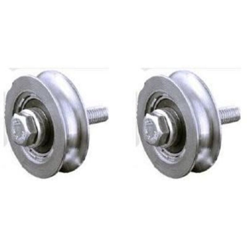Set of 2 - 40mm Round groove