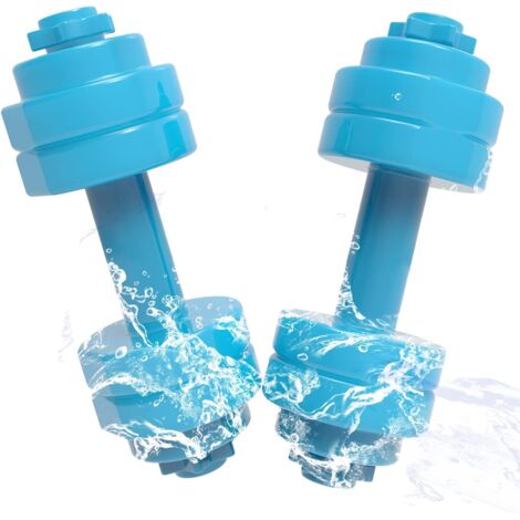 Set of 2 Aquatic Dumbbells for Aerobic and Pool Workouts, Resistance for Weight Loss
