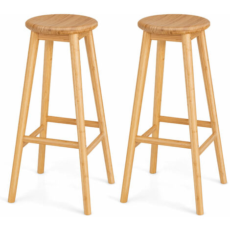 Modern bamboo bar deals stools