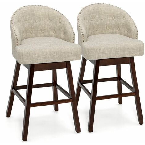 Padded wooden best sale bar stools