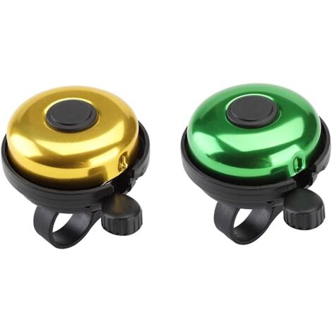 Set of 2 Bike Bells Bicycle Bell Black Purple for Bikes Adults Men Women Kids Girls Boys
