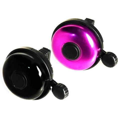 Set of 2 Bike Bells Bicycle Bell Black Purple for Bikes Adults Men Women Kids Girls Boys