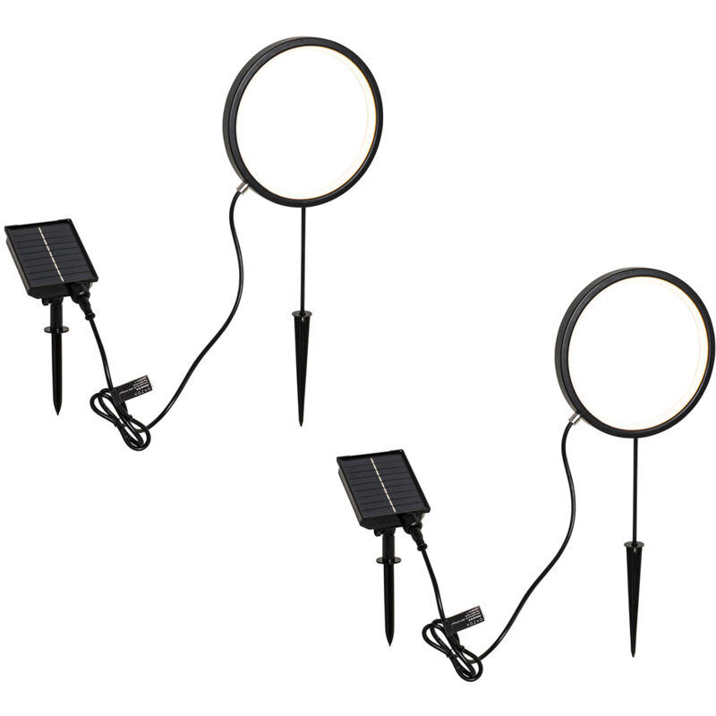 Image of Set of 2 Black Spike Lights&hellip;