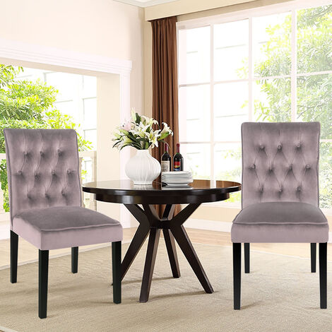 Accent Chairs For Dining Room : Buy Giantex Set Of 2 Modern Fabric Dining Chairs Upholstered Accent Chair Dining Room Side Chairs With Solid Wood Legs High Brackrest Soft Padded Seat Kitchen Dining Room Chairs Easy Assembly : Add seating and style to your living space with our unique and eclectic array of chairs.