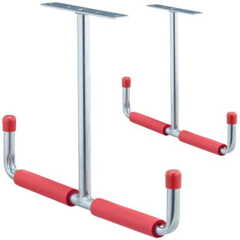 Set of 2 ceiling hooks for garage
