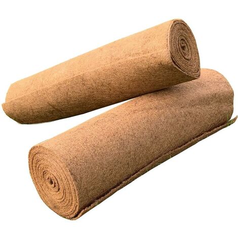 Set of 2 Coco Hanging Basket Planter Liner 10m Bulk Rolls