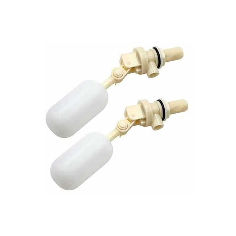 Set of 2 float valves for automatic filling of dog, cattle and sheep waterers Ball valve Automatic filling stop 1/2 npt