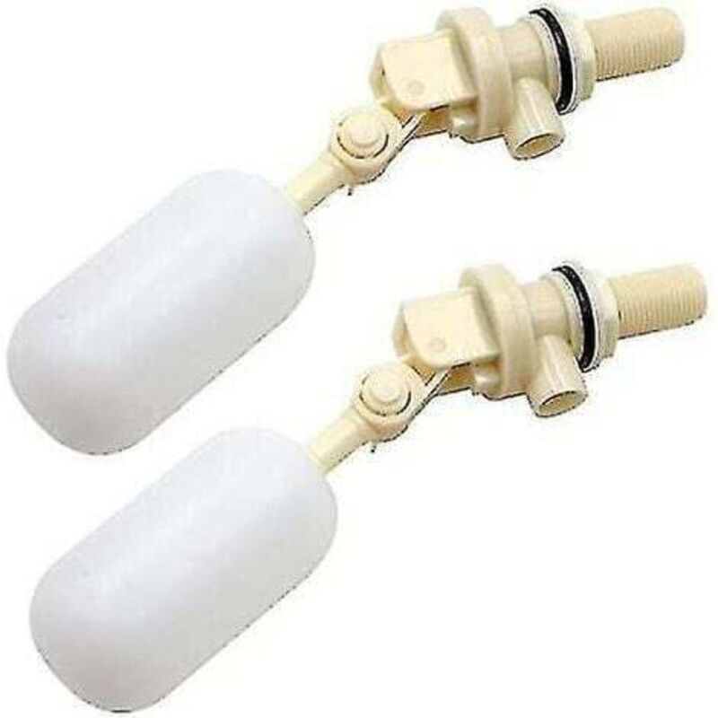 SNQ - Set Of 2 Floating Valve For Automatically Filling Dog, Cattle And Sheep Waterers Ball Valve Automatic Filling Shutoff 1/2" Npt