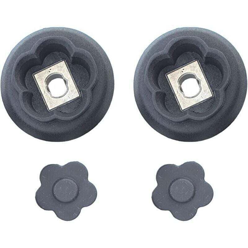 Set of 2 gear coupling guides with 5-pronged flowers for Monsieur Cuisine Connect Smart MCC MCS