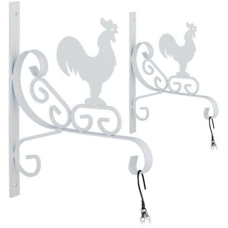 Set of 2 Hanging Basket Brackets