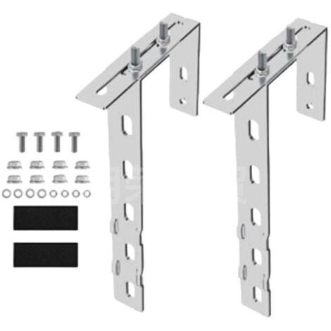 Set of 2 hooks for balcony power station support, solar panel, balcony hooks for solar panels, supports for rectangular railings, solar mounting