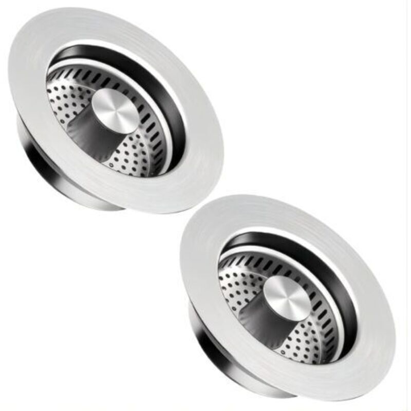 Image of Set of 2 kitchen sink strainer&hellip;