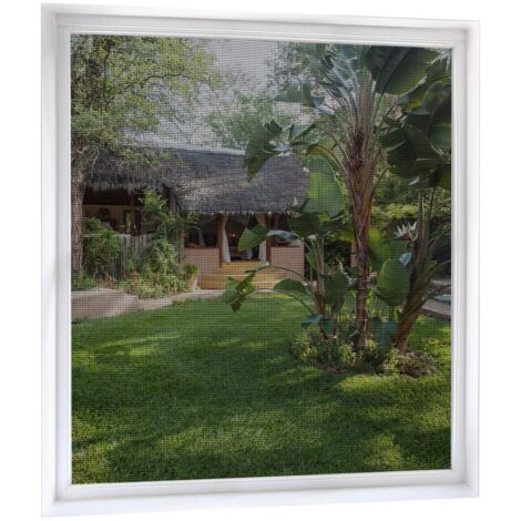 Set of 2 Mosquito Nets for Windows without Drilling 150x180cm, Self-Adhesive Mosquito Netting Anti-Mosquito Net Window Blind Adhesive Mosquito Net, Can be Cut to the Desired Size, Black