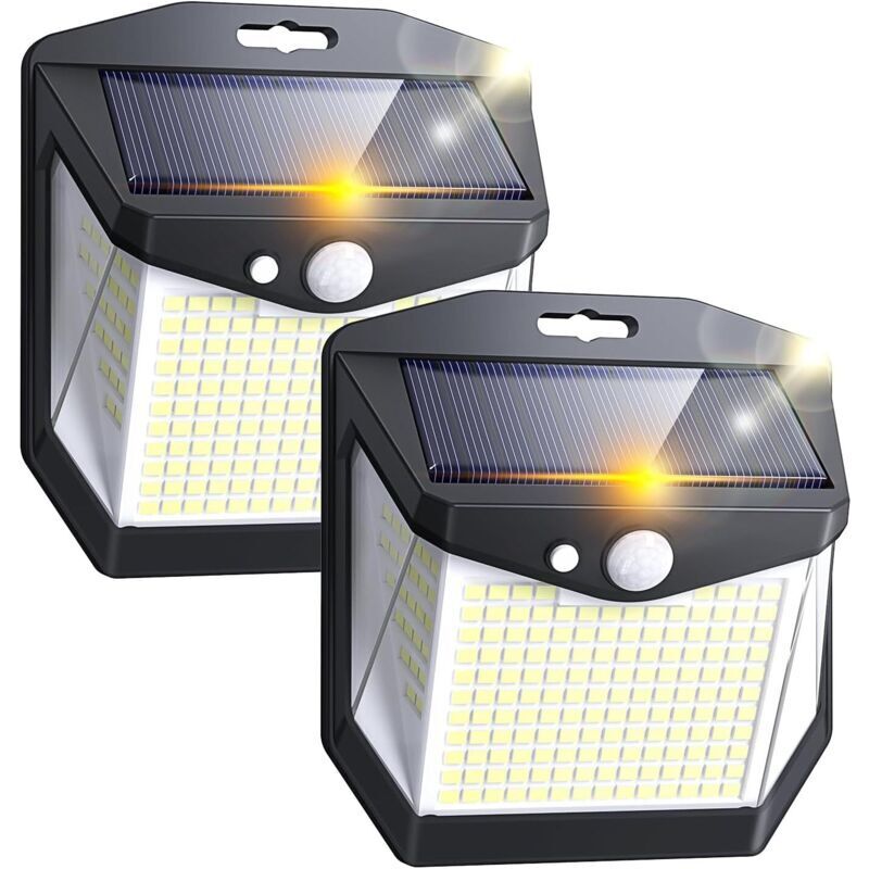 Image of Set of 2 outdoor solar spotlights&hellip;