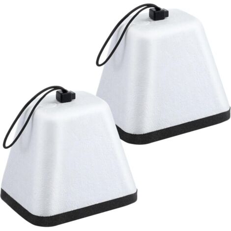 Set of 2 outdoor tap covers for winter - Made of outdoor foam - Protects your outdoor tap - Insulated protective cap - Frost protection cover - 2P foam