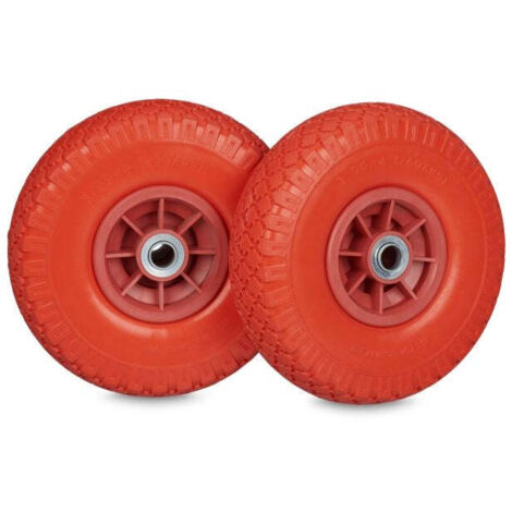Set of 2 pu hand truck tyres 300 4