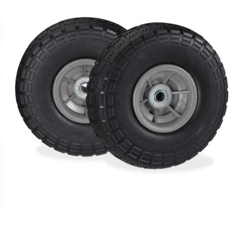 Set of 2 pu wheelbarrow tyres 4135 4